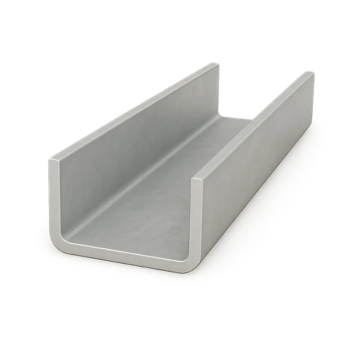 Алюминиевый швеллер 80х40х4 мм АД31Т1