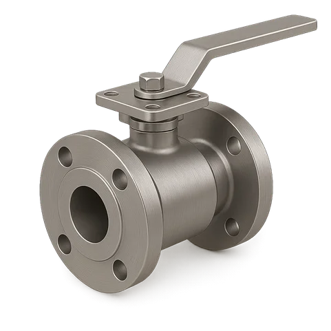 Титановый кран шаровой фланцевый ДУ 80 РУ 25